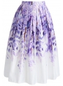 Midi skirt "Divine lilac"