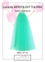 Lunicite MENTOLOVÝ TULIPÁN – exkluzívna tylová sukňa mentolová, 107cm