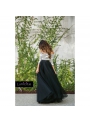Lunicite ČIERNY TULIPÁN – exkluzívna tylová sukňa čierna, 107cm