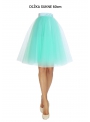 Lunicite MENTOLOVÝ TULIPÁN – exkluzívna tylová sukňa mentolová, 60cm