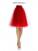 Lunicite ČERVENÝ TULIPÁN – exkluzivní tylová sukně červená