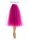 Lunicite ZÁŘIVÝ TULIPÁN LILA – exkluzivní tylová sukně zářivá lila, 77cm