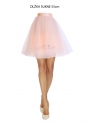 Lunicite BROSKYŇOVÝ TULIPÁN – exkluzívna tylová sukňa broskyňová, 55cm