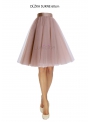 Lunicite CAPPUCCINO TULIPÁN – exkluzívna tylová sukňa cappuccino, 60cm