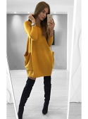 Šaty „Oversize mustard“
