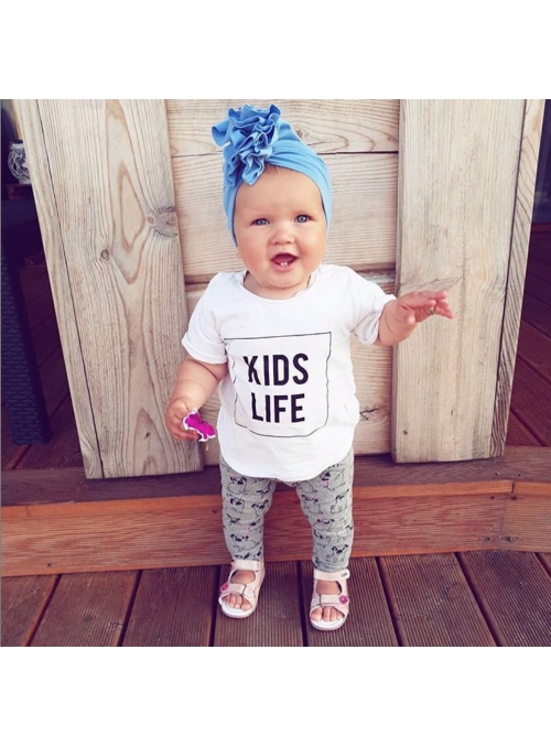 KIDS LIFE – dětské tričko, bílé