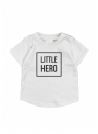 LITTLE HERO – dětské tričko, bílé