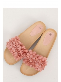 Women's slippers "Pink flowers"