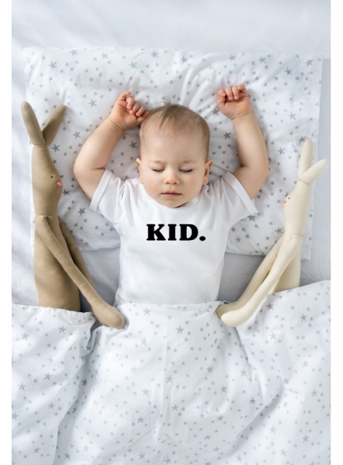 KID. – detské tričko, biele - 6-12 mes