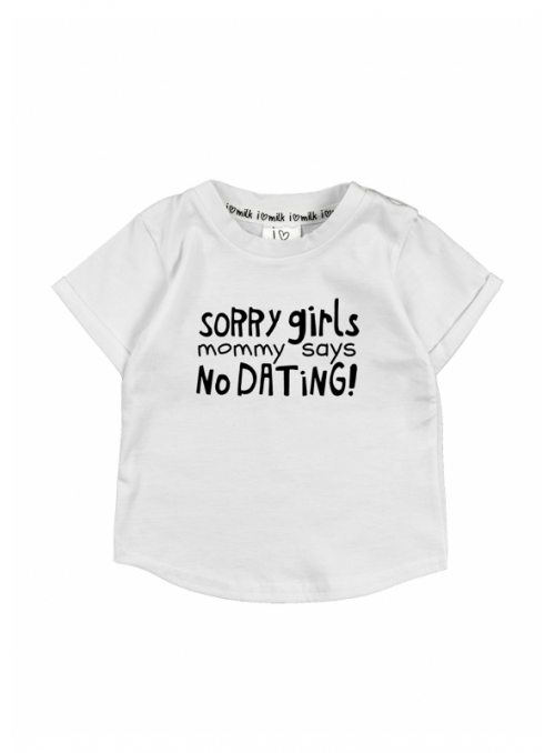 "Sorry girls ..." - children's T-shirt, white