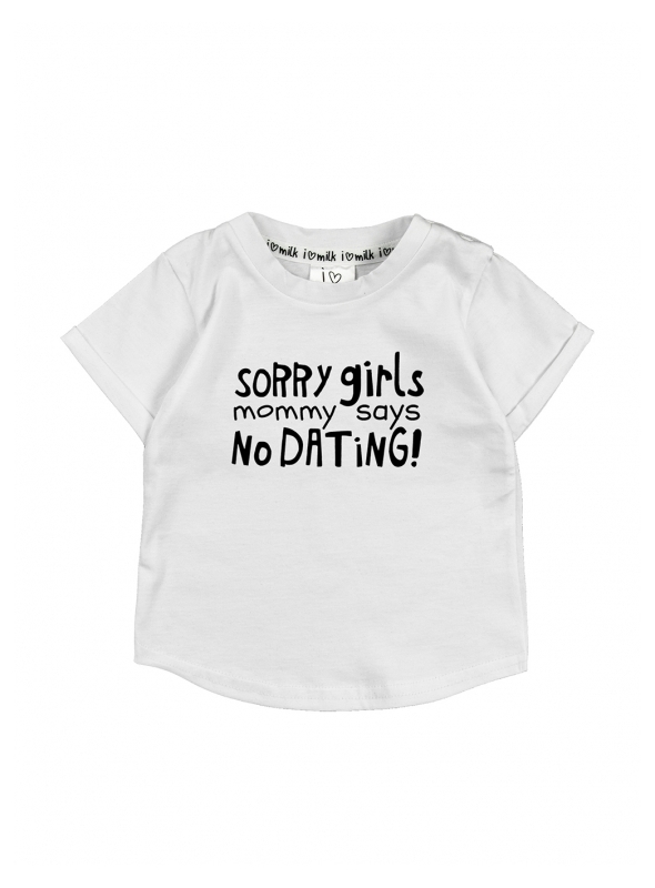 "Sorry girls..." – detské tričko, biele - 3-6 mes