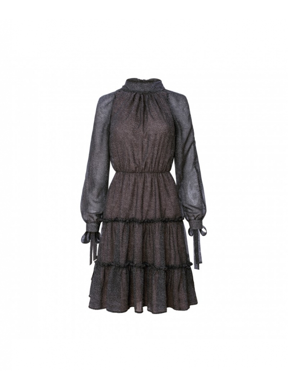 Šaty Josefina - dámske tmavomodré šaty - XS