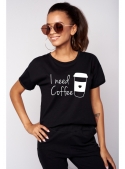 Dámské tričko „I need coffee“