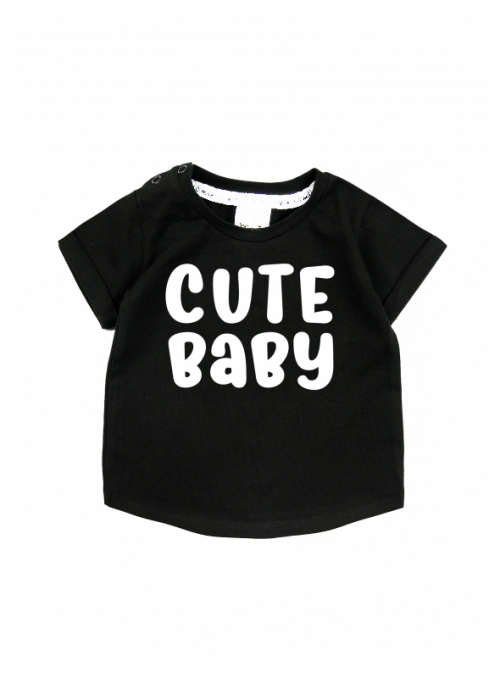 Cute baby – dětské tričko, černé