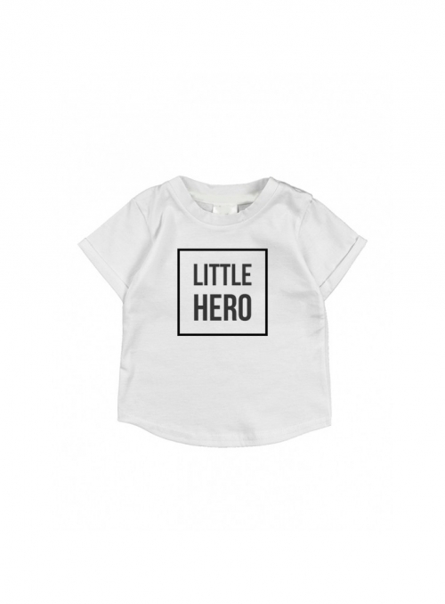 LITTLE HERO – children's t-shirt, grey