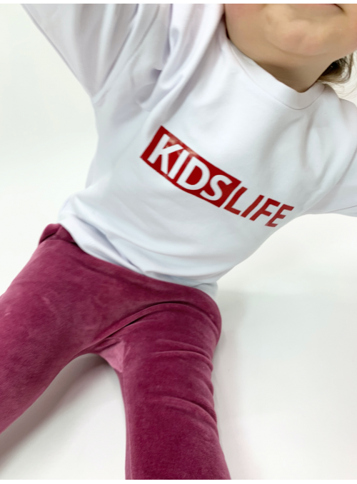 KIDS LIFE – dětská mikina, bílá
