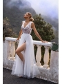 Maxi šaty „Amelie“, krémovo biele