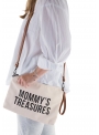 Mini taška s putkom a remienkom MOMMY´S TREASURES, krémovo biela