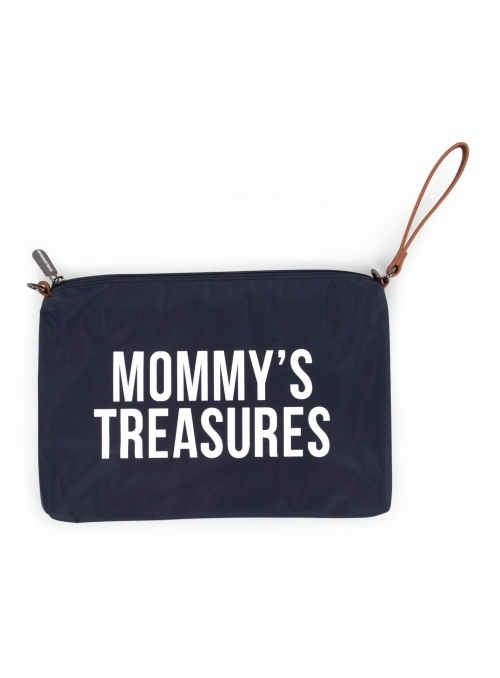 Mini taška s poutkem a ramínkem MOMMY´S TREASURES, námořnická modrá