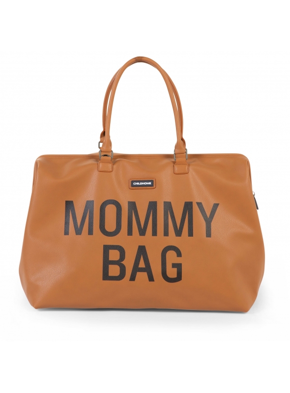 Veľká prebaľovacia taška MOMMY BAG, hnedá