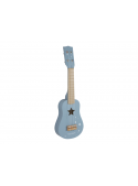 Dětská dřevěná gitara, modrá