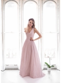 Francesca - maxi šaty, růžové