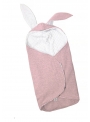 Bavlnený spací vak - Zajačik, ružový