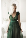 Skylar - maxi šaty, zelené - S