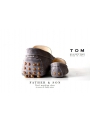 TOM by Le Petit Tom ® pánské mokasíny šedá kůže