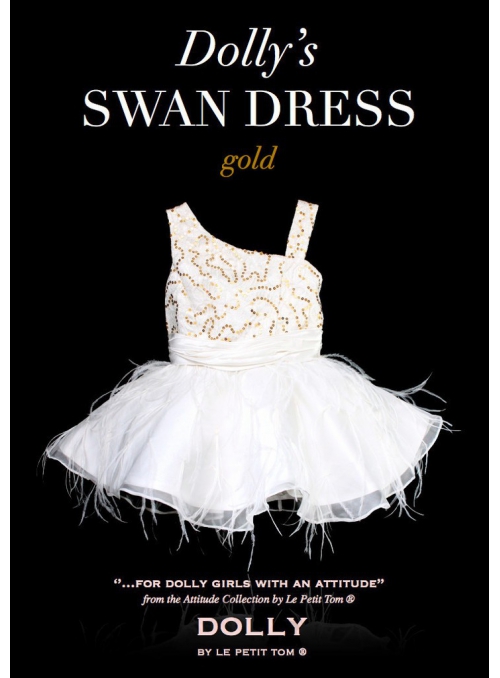 THE SWAN DRESS gold