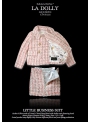LA DOLLY Business tweed suit from LINTON TWEED - pink glittery