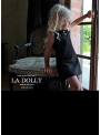 LA DOLLY little black dress from LINTON TWEED - black