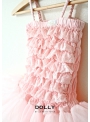 Krajkové tutu šaty růžičkově růžové