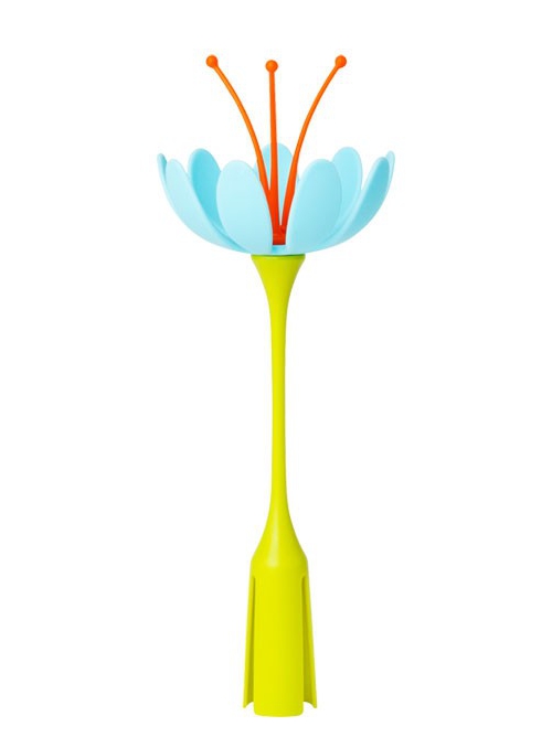 STEM - doplnkový sušiak na trávu/záhon - aqua modrý kvet