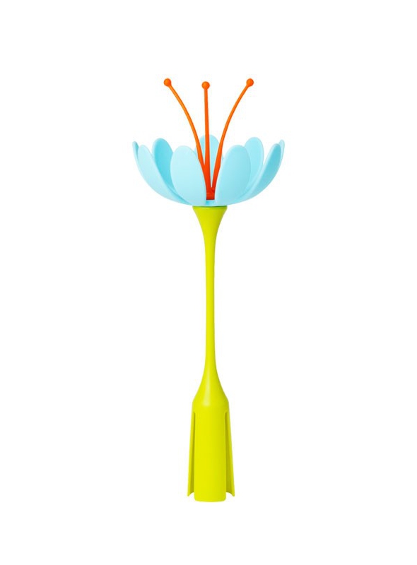 STEM - doplnkový sušiak na trávu/záhon - aqua modrý kvet