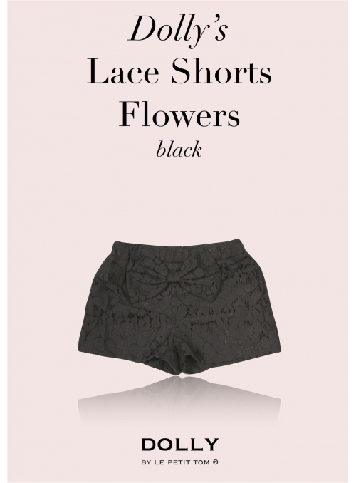 DOLLY lace shorts - black