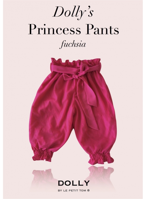 DOLLY princeznovské kalhoty – fuchsiové