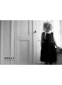 DOLLY floral lace dress - black