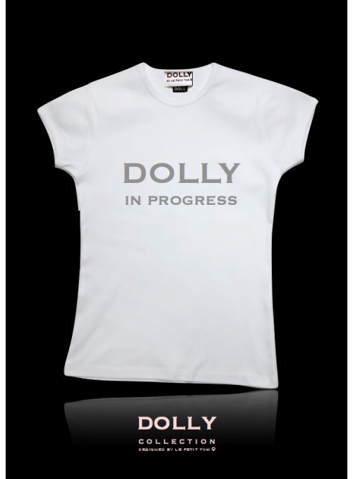 DOLLY značkové tričko „DOLLY in progress“