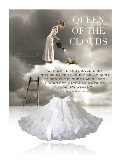 KRÁĽOVNA Oblakov dolly sukňa